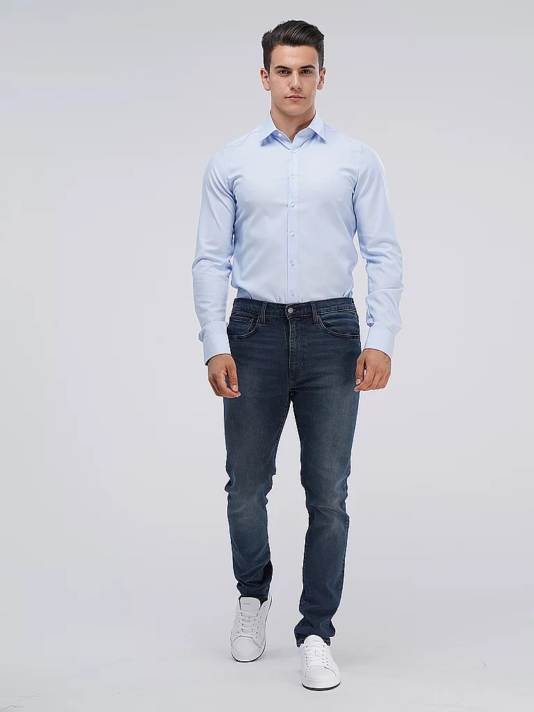 Olymp Level Five Shirt Body Fit Extra Long Sleeves Light Blue 41 6